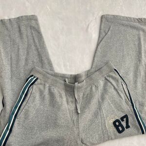 Aeropostale Vintage Wide Leg Sweatpants Women's L Y2K Stripe Comfy Loungewear